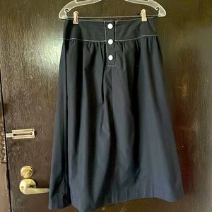 Vintage 80’s Ann Stevens Black cotton skirt